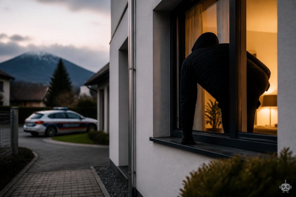 Einbrecher steigen in drei Häuser in Klagenfurt ein