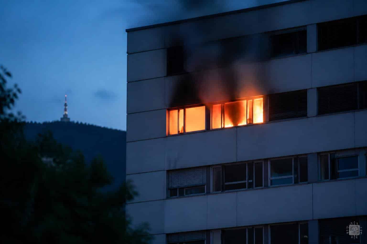 Brand in Gebäude des Klinikums Klagenfurt ausgebrochen