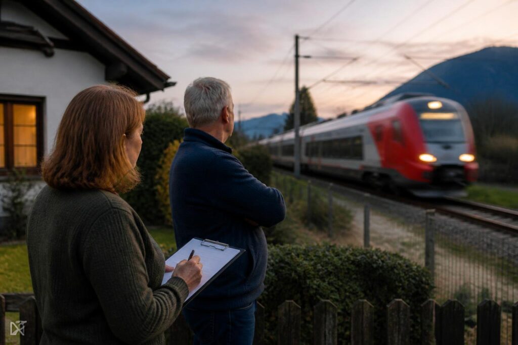 Verzweifelte Anrainer sammeln Unterschriften gegen Bahnlärm in Feldkirchen