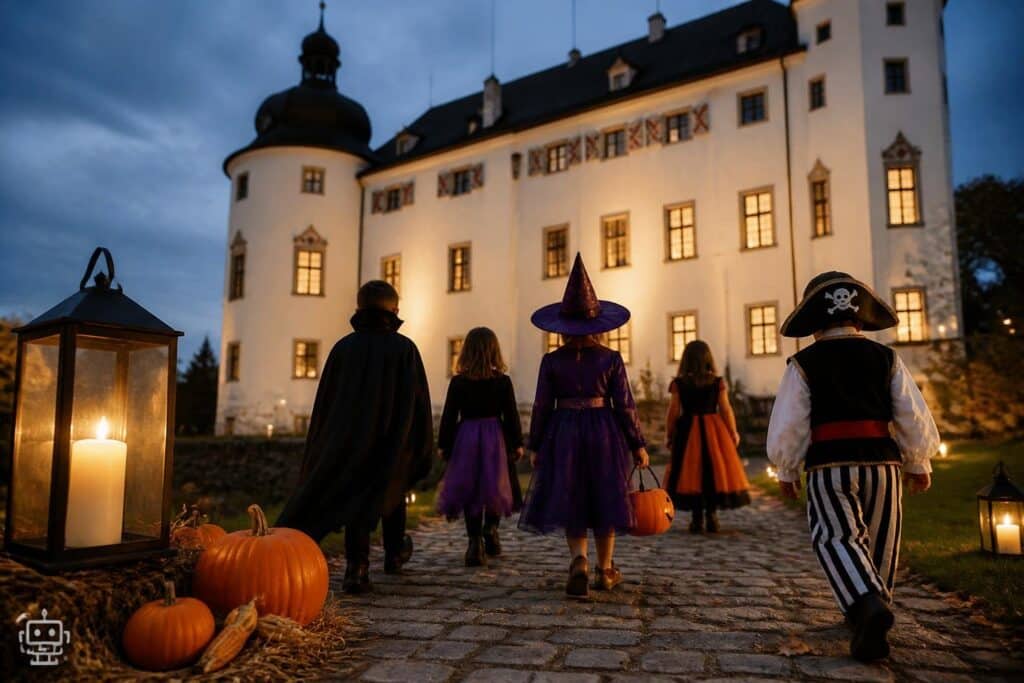 Grusel-Disco, Zaubershow und Piraten im Schloss Porcia