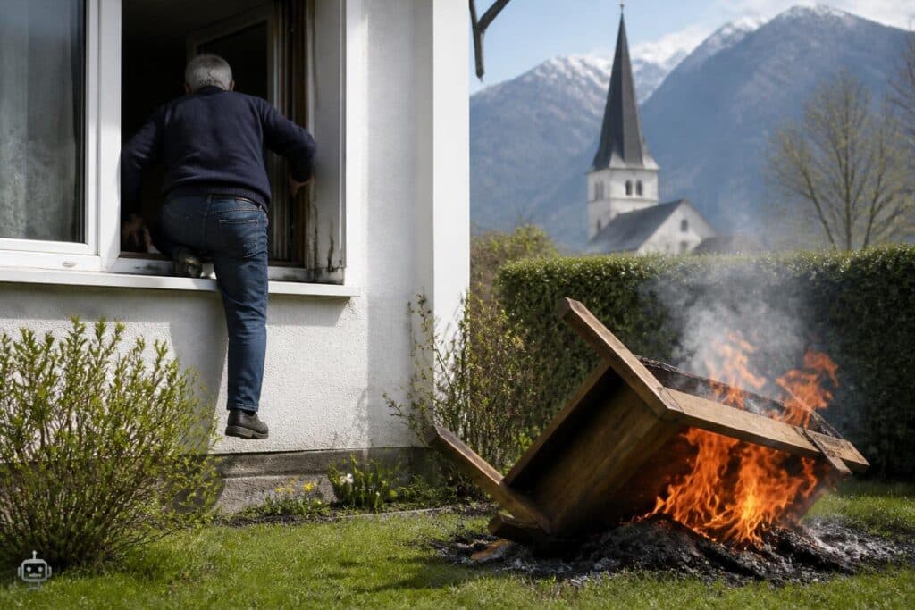 79-Jähriger Kärntner stieg durchs Fenster in brennende Wohnung