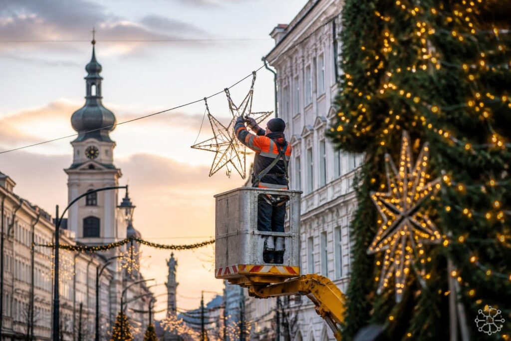 Teurer Weihnachtsspaß: Klagenfurt startet die 230.000-Euro-Montage