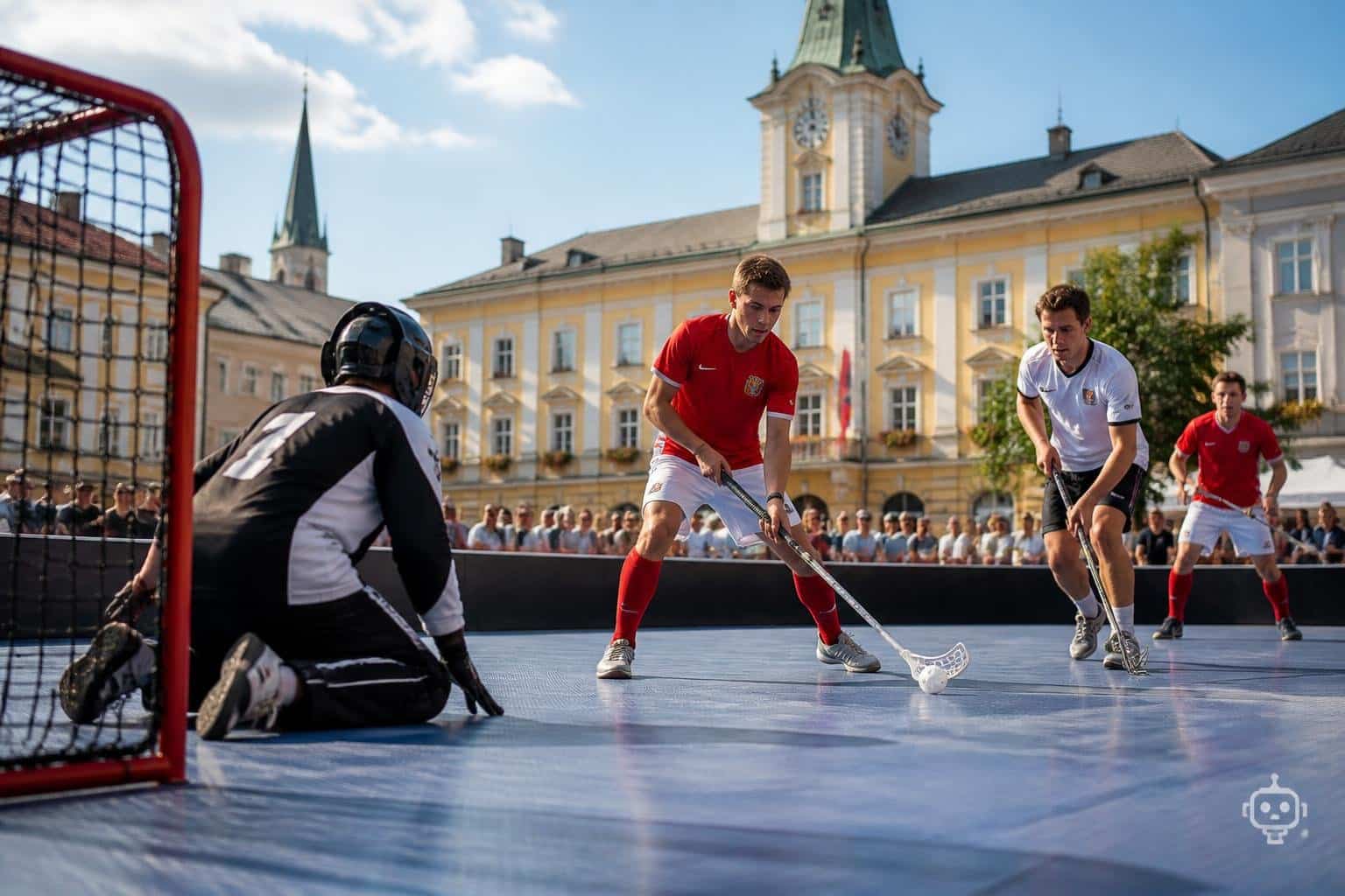 VSV Unihockey trifft am Villacher Rathausplatz auf Nationalteam