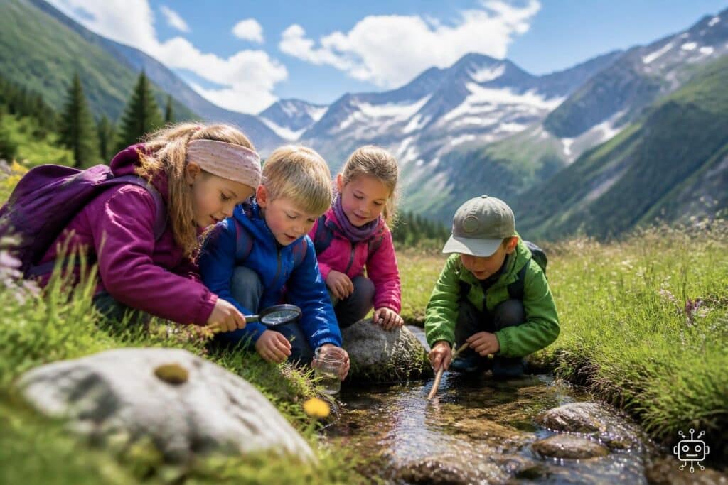 Im Nationalpark Hohe Tauern sind kleine Forscher unterwegs