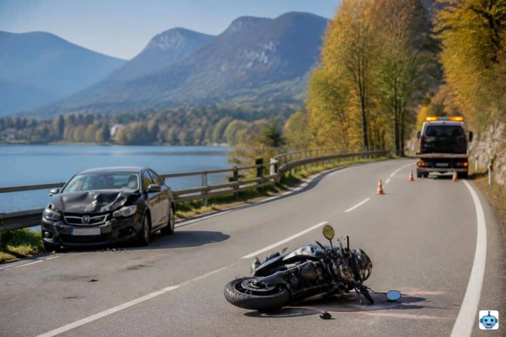 Motorradfahrer bei Frontalkollision schwer verletzt