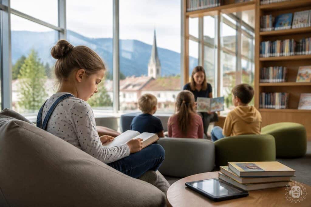 Mehr als Bücherregale: Bibliotheken sind „Trainingscenter für das Lesen“