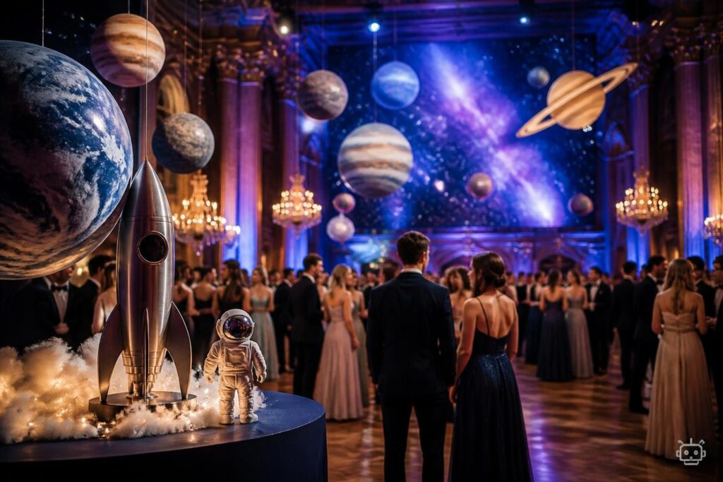 Maturanten des BG/BRG St. Veit entführten die Gäste auf eine Reise durch das Universum