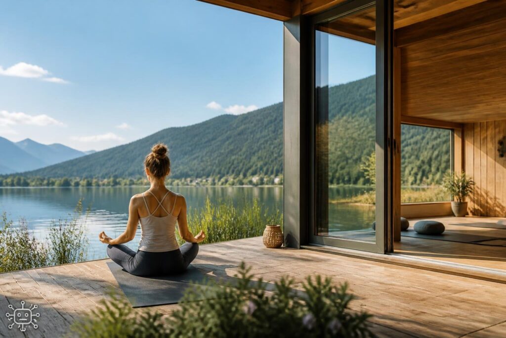 Am Ufer des Weißensees wurde ein neues Yoga-Zentrum eröffnet