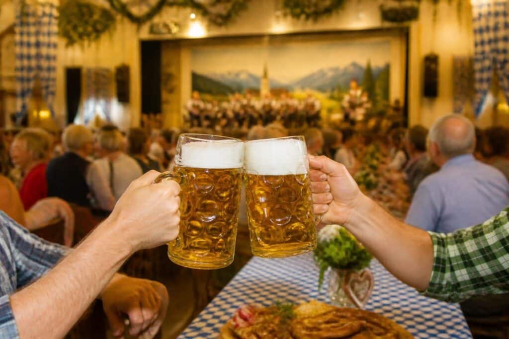 Ausgezeichnete Stimmung am Oktoberfest des MGV Grafenstein