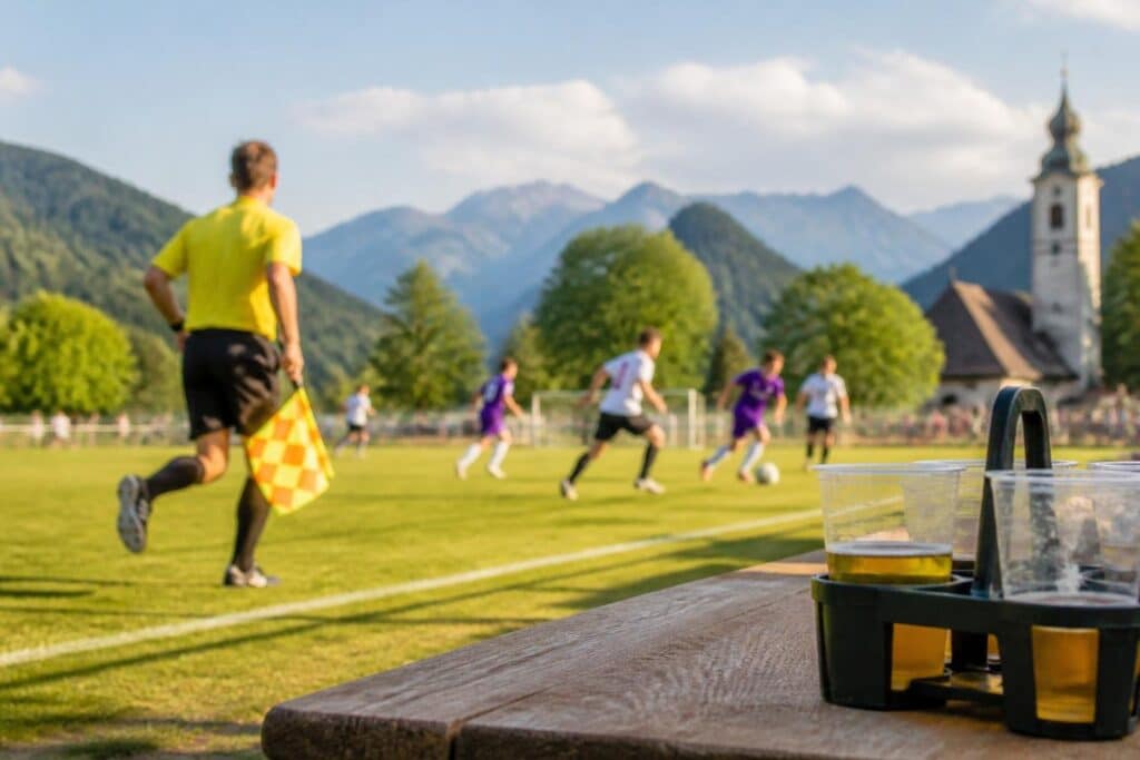 Fußball-Unterhaus: Kopftreffer bei der Getränkebestellung