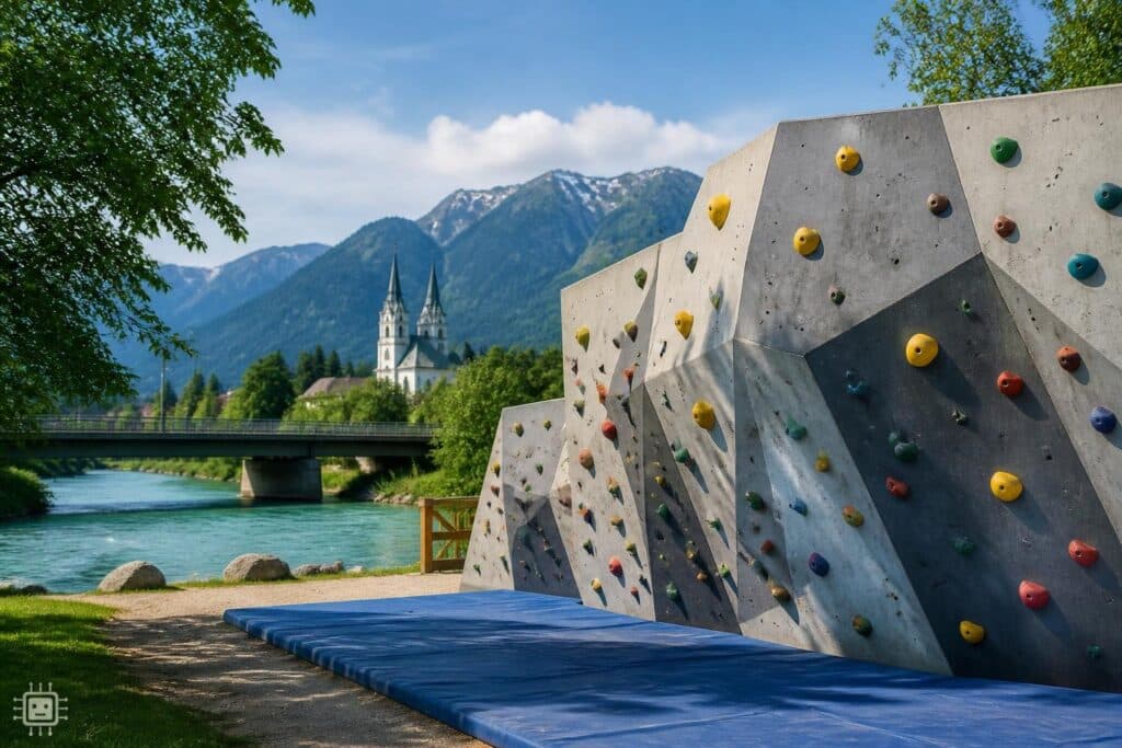 Villach bekommt eine neue Boulderwand an der Draulände