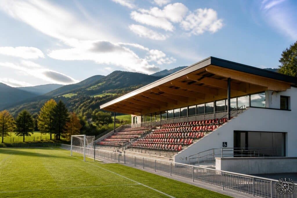 Neue Sportplatztribüne in St. Jakob im Rosental eröffnet