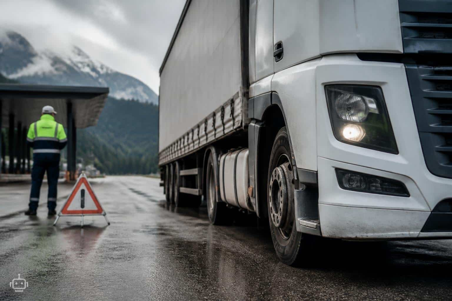 24 schwere Mängel bei Sattelzug entdeckt