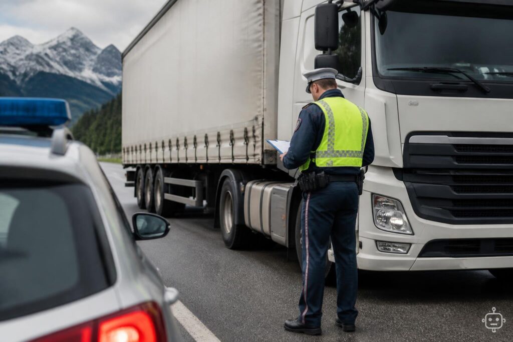 Polizei schreitet ein: Lkw mit 24 Mängeln aus Kärntner Verkehr gezogen