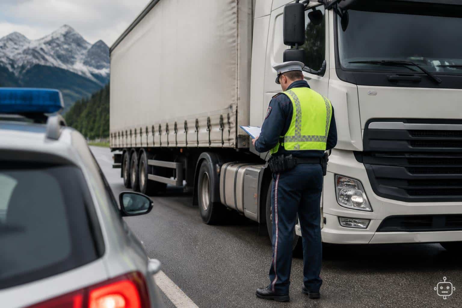 Polizei schreitet ein: Lkw mit 24 Mängeln aus Kärntner Verkehr gezogen