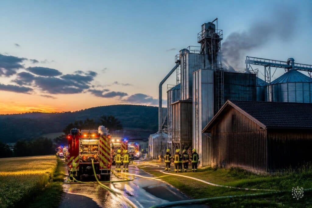 Brand in Getreidetrocknungsanlage in Eberndorf
