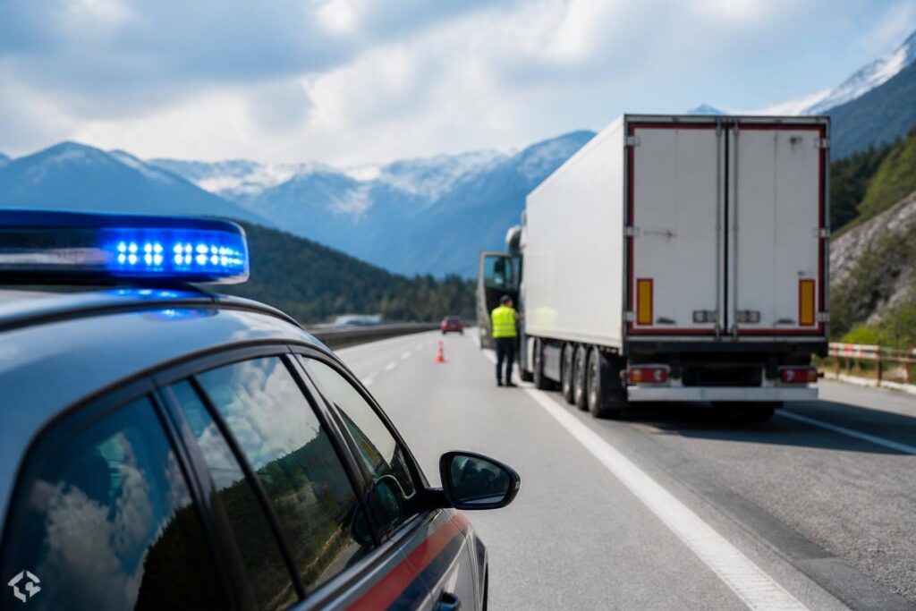 Unfall: Lkw-Lenker unter Drogeneinfluss