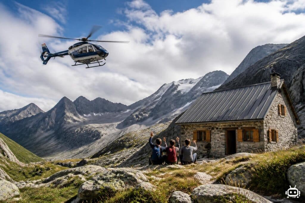 Suchaktion im alpinen Gelände im Bezirk Spittal/Drau