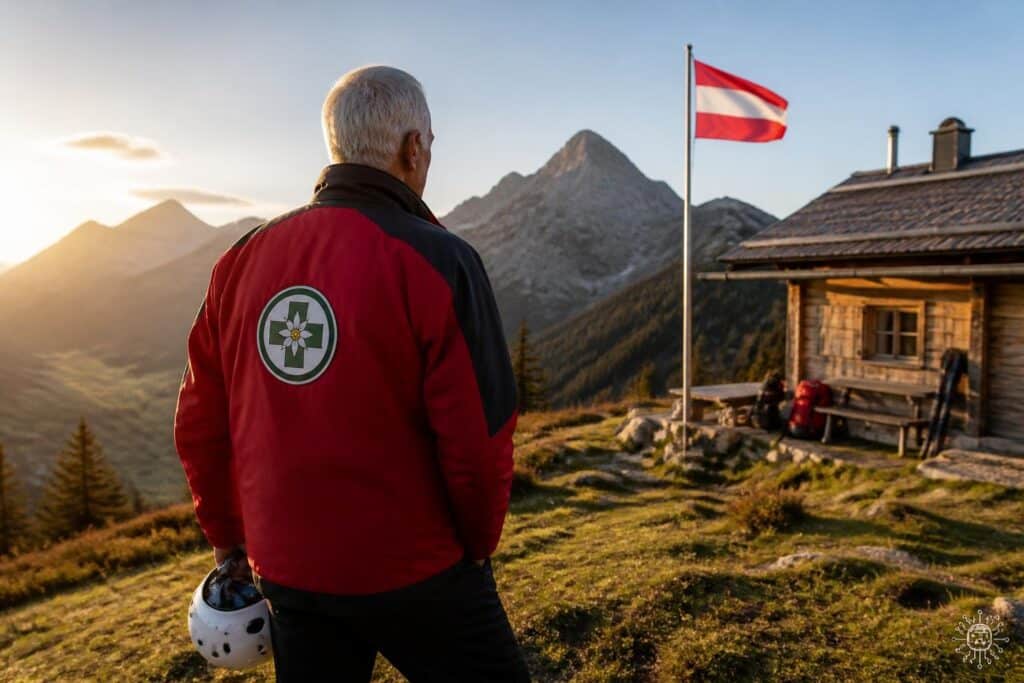 Längst dienender Bergretter feiert mit seiner Ortsstelle