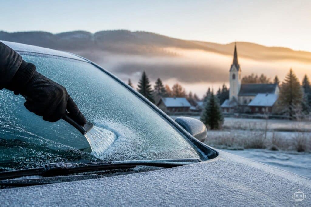 Eiskratzen angesagt: In Mittelkärnten wurde es bereits frostig