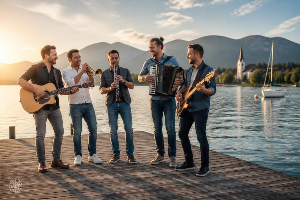 Kärntner Band "paniert“ in den Charts Helene Fischer und Rihanna