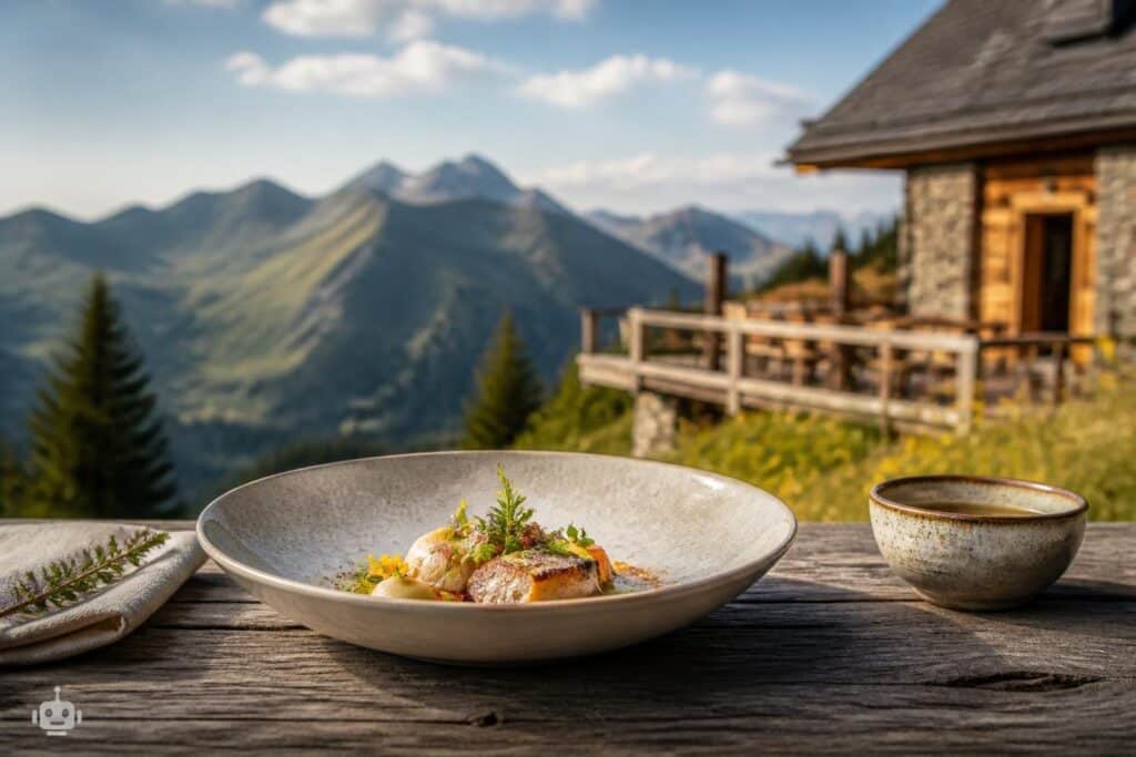 Auf der Gamskogelhütte dem siebenten Himmel nahe
