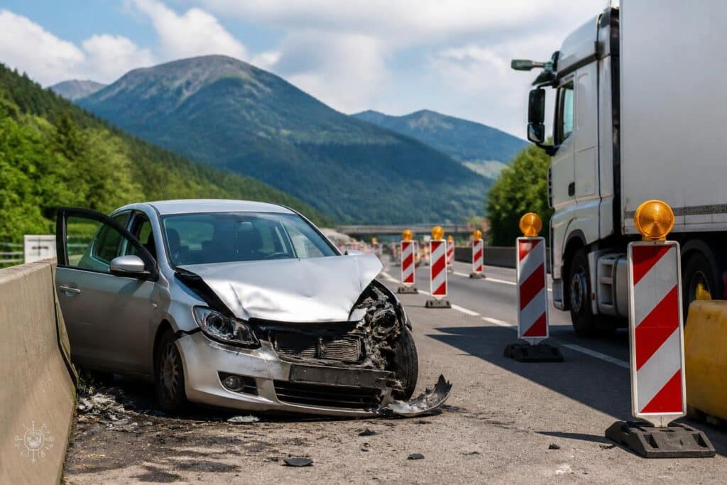 Unfall im Baustellenbereich