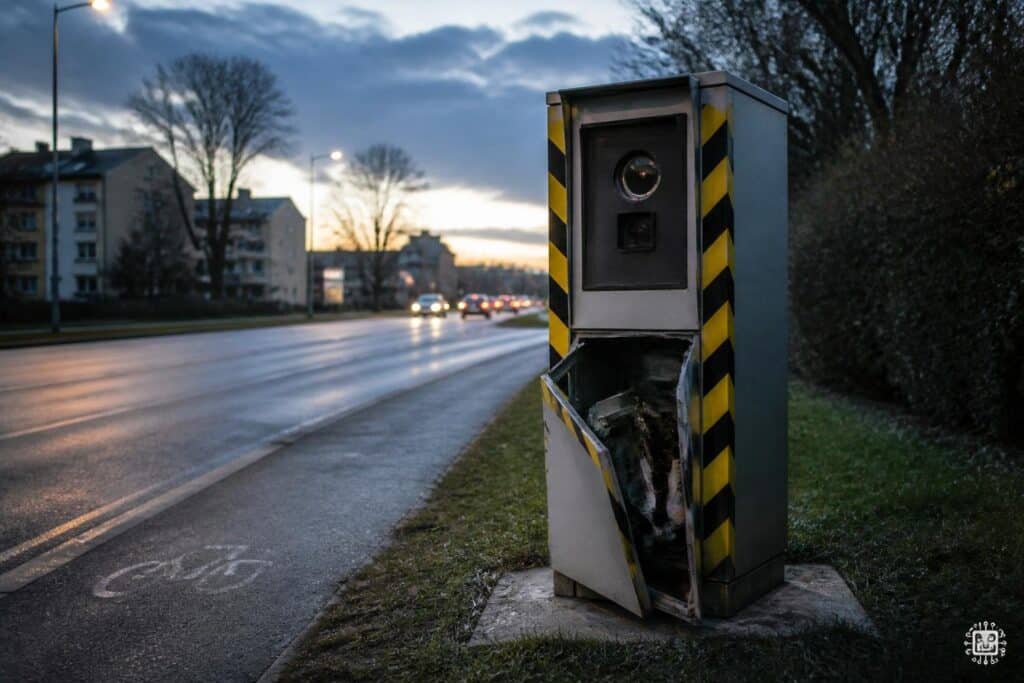 Unbekannte sprengten Radarkasten in Klagenfurt