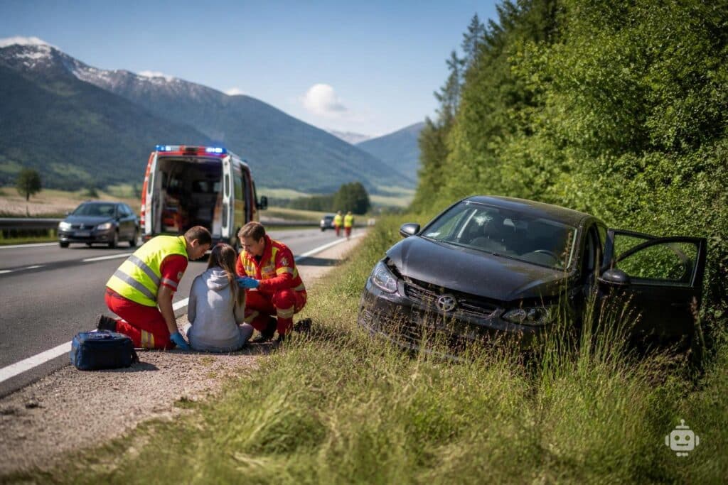 Vater und Tochter bei Unfall verletzt