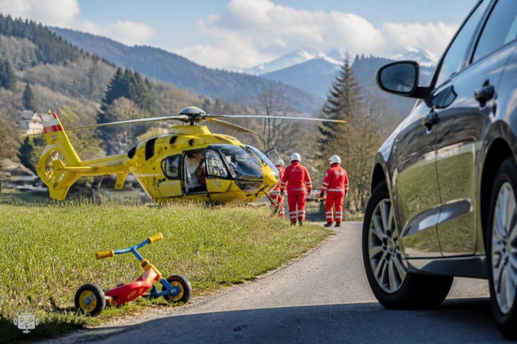 Dreijähriger von Auto erfasst und verletzt