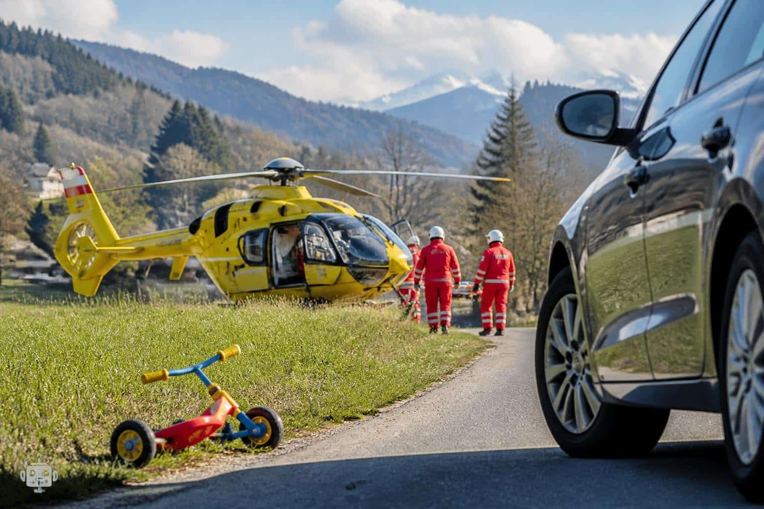 Dreijähriger von Auto erfasst und verletzt