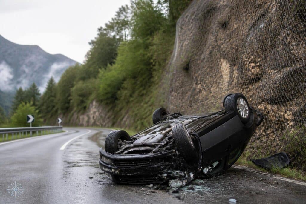 Schwerer Verkehrsunfall in Kärnten: Lenker in Wrack eingeklemmt