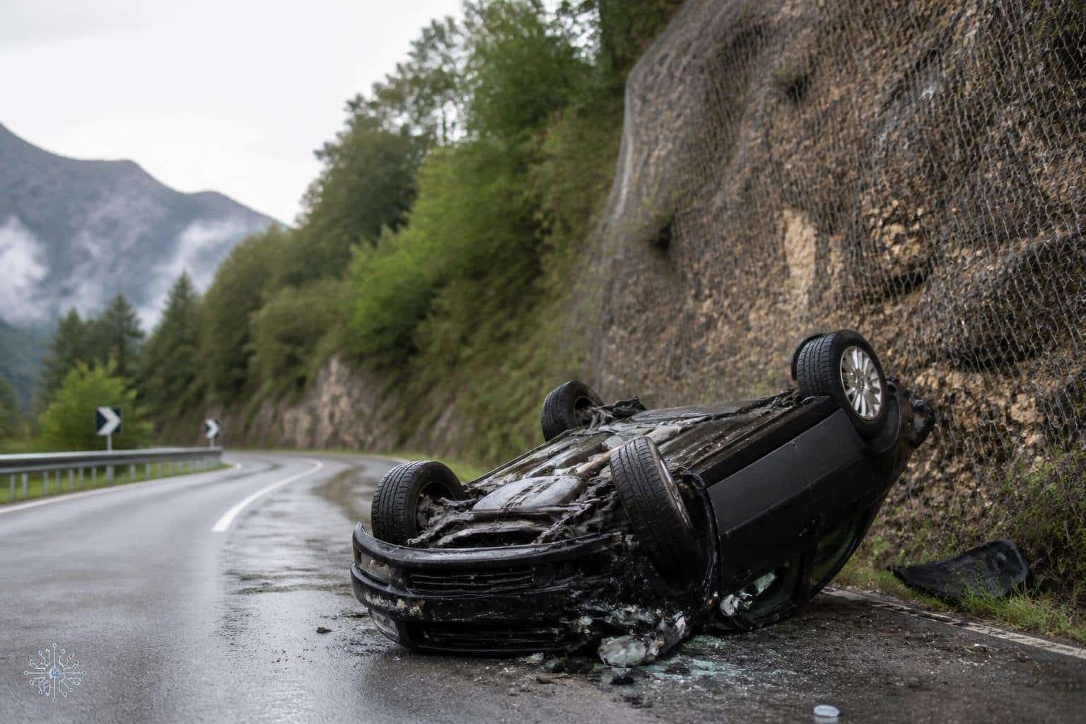 Schwerer Verkehrsunfall in Kärnten: Lenker in Wrack eingeklemmt