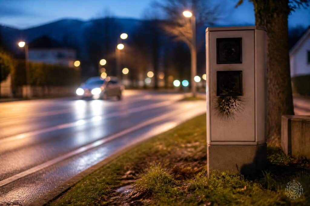 Radarkasten in Klagenfurt mit Feuerwerkskörper „angegriffen“