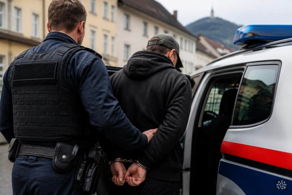 Mit Messer bedroht: Polizei nimmt Verdächtigen fest