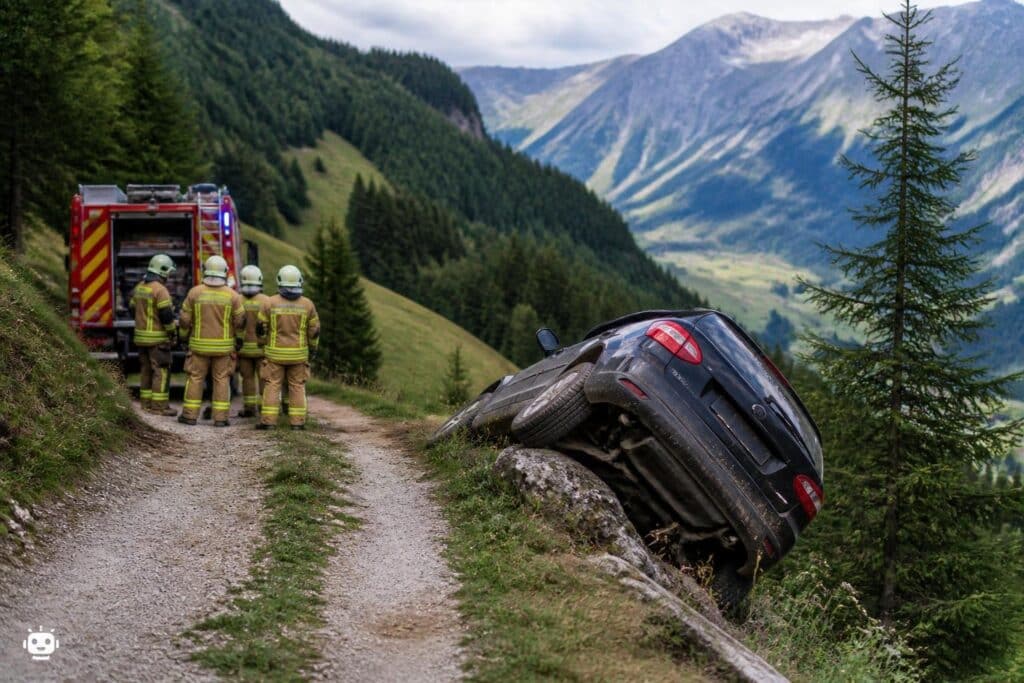 Verkehrsunfall mit Personenschaden im Bezirk Hermagor